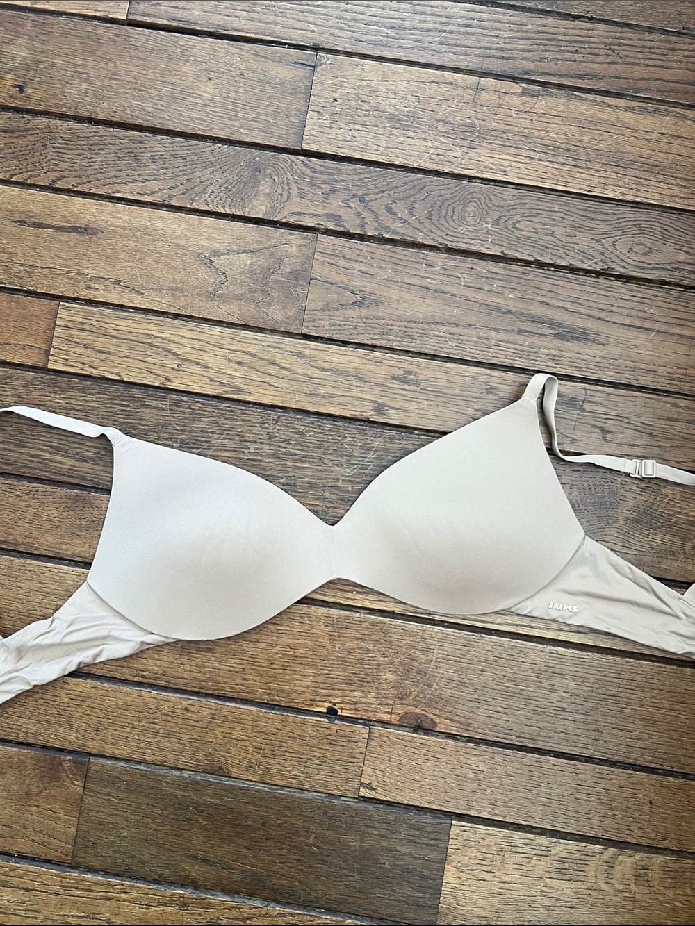 SKIMS Nude Wireless Padded T-shirt Bra 34 EUC